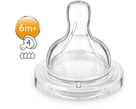 Avent Anti Colic Fast Flow Teat 6m+ 2pk