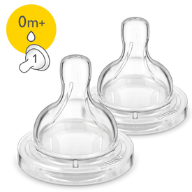 Avent Anti Colic Newborn Flow Teat 0m+ 2pk