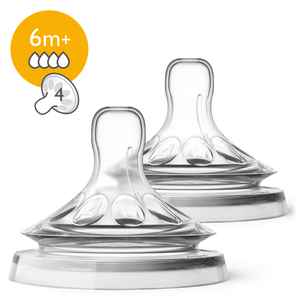 Philips Avent Natural Fast Flow Teat 6m+ 2pk
