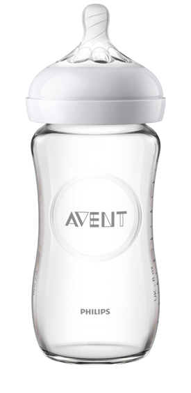 Avent Natural Glass Bottle 1m+ 240ml