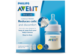 Avent Anti-Colic Bottle 0m+ 125ml 2pk