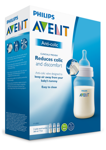 Philips Avent Anti-Colic Bottle 260ml - 3 pack