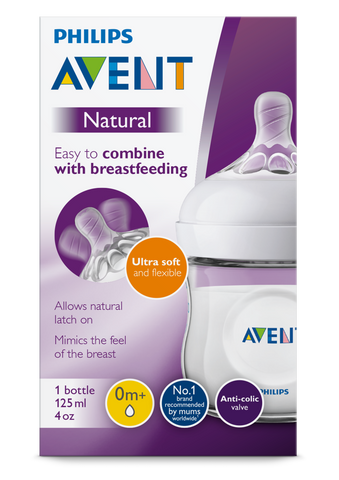 Image of Philips Avent Natural Bottle 125ml