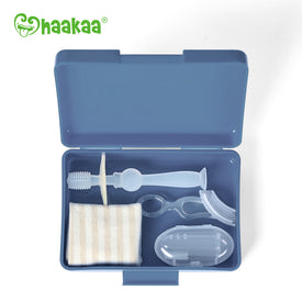 Haakaa Infant Oral Care Kit Bluestone