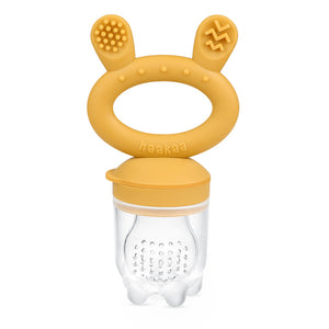 Haakaa Fresh Food Feeder and Teether Mustard