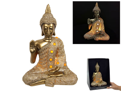 Rulai Light Up Buddha Gold