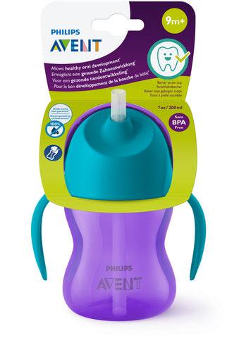 Image of Avent Bendy Straw Cup 9m+ 200ml