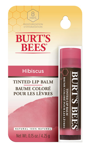 Image of Burt's Bees Tinted Lip Balm Hibiscus 4.25g