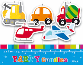 Construction Party Candles