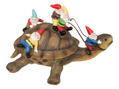 Gnomes Riding Turtle