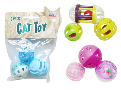 Cat Toy Balls 3pk