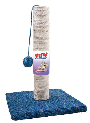 Cat Scratch Post With Ball 43x30cm