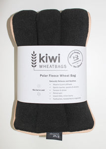 Black Polar Fleece Wheat Bag