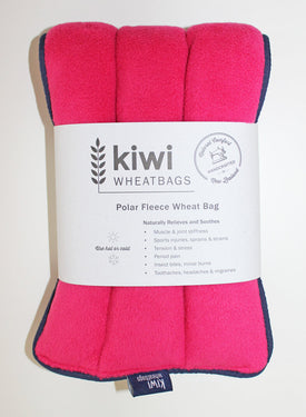 Kiwi Wheat Bag Polar Fleece Fuchsia