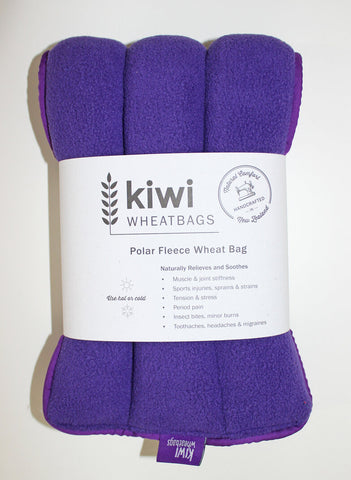 Purple Polar Fleece Wheat Bag