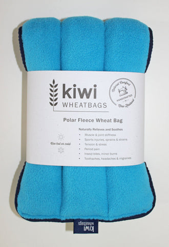 Image of Turquoise Polar Fleece Wheat Bag