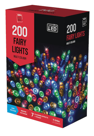 Fairy Lights LED Flashing 200