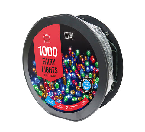 Image of Fairy Lights LED Flashing With Timer 1000