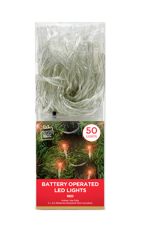 Image of String LED Lights Battery Operated 50
