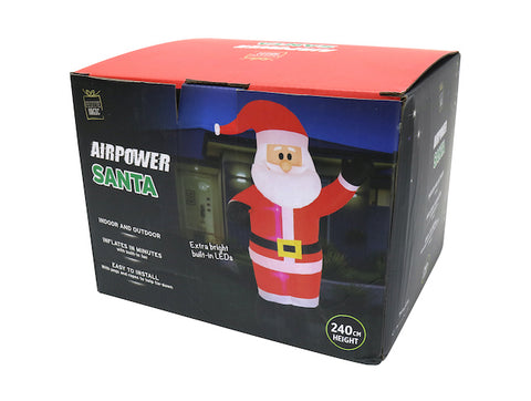 Image of Air Powered Waving Santa 2.4m