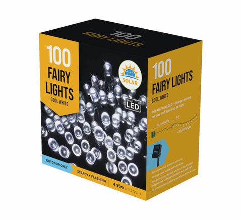 Image of Solar LED Fairy Lights 100