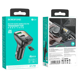 Borofone FM Transmitter With Car Charger