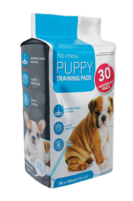 Puppy Training Pads 30pk 56x56cm
