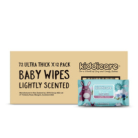 Kiddicare Baby Wipes Lightly Scented Carton (12x72s) 864wipes