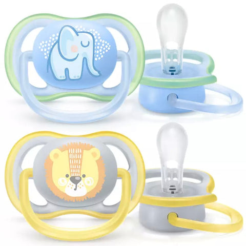 Image of Philips Avent Ultra Air Soother 0-6m - 2pk
