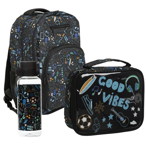 Image of Spencil Good Vibes Backpack Set With FREE Drink Bottle