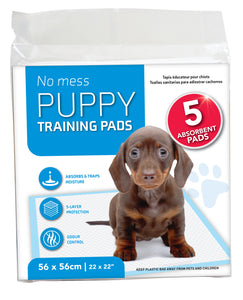 Puppy Training Pads 5pk 56x56cm