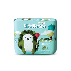 Kiddicare Deluxe Infant Nappies 46s Size 2
