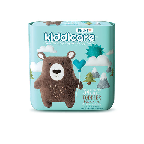Kiddicare Deluxe Toddler Nappies 34s Size 4