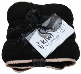Black Polar Fleece Wheat Bag