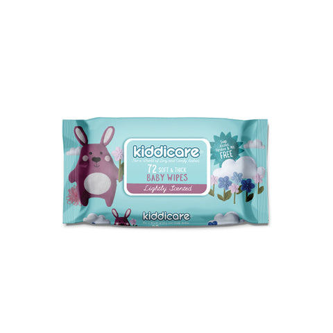 Kiddicare Baby Wipes Lightly Scented 72s